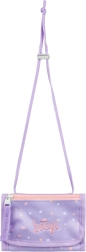Baagl портфейл за врата Mazlíčci – лилав текстилен портфейл с връзка