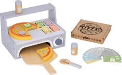 Дървен пица комплект с аксесоари Tooky Toy