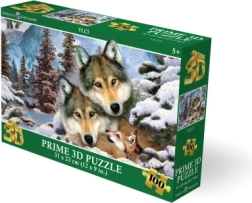 3D пъзел Вълци 100 части