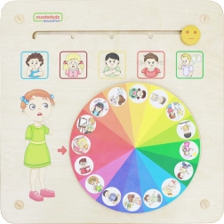 Masterkidz стенна образователна дъска за емоции Montessori