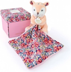 Подаръчен комплект Doudou – плюшена сърничка и одеяло