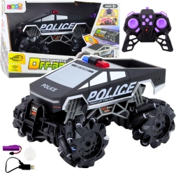 Police Off-Road Pick-up RC 1:16 with Lights and Smoke Effect