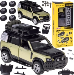 Метален тунинг модел LAND ROVER DEFENDER 110 1:43 с комплект аксесоари