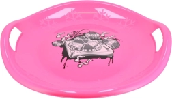 Снежен диск Baby Mix 60 cm Snowflake Music розов