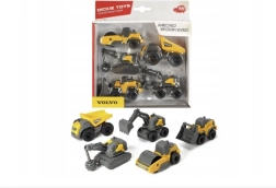 DICKIE Construction Building Set – mix of 5 small VOLVO vehicles