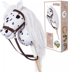 Хоби конче на пръчка HOPPIHORSE A3 с леопардов десен