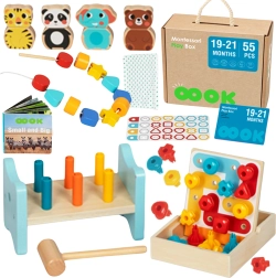 Образователна кутия Монтесори за деца 19–21 месеца - TOOKY TOY
