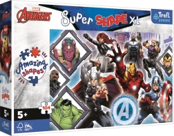 Пъзел 104 части XL Super Shape – твоите любими Avengers
