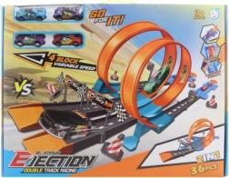 Детска състезателна изстрелваща писта с двойна примка, 36 части