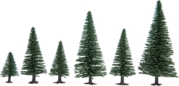 Set of 25 Model Fir Trees