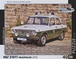 Puzzle RETRO-CARS VAZ 21011 Volkspolizei 40 pieces