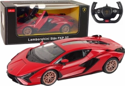 Авто R/C Lamborghini Sian FKP 37 Rastar 1:14 Червено с дистанционно управление