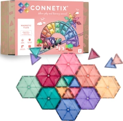 Connetix Pastel Mega Pack магнитни конструктори 202 части