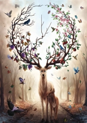 Mythical Deer Puzzle 1000 Pieces