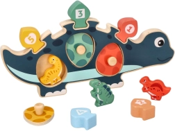 Дървен детски пъзел - Динозавър