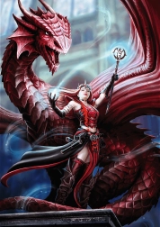 Пъзел TREFL Premium Plus Fantasy: Шарлатов магьосник 1000 части