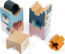 Пъзел-кубче Арктическа кула Bigjigs Toys