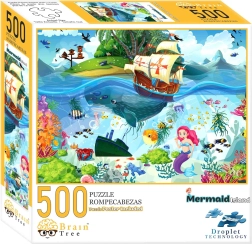 Пъзел Brain Tree Морска вила 500 части