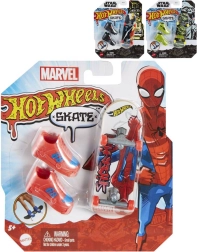 Mattel Hot Wheels Skate themed fingerboard set with skateboard and shoes - 1 piece