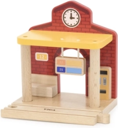 Дървена влакова гара със звук