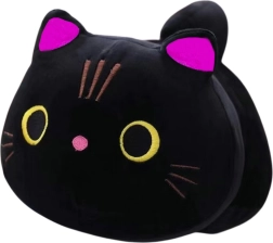 Плюшена играчка котка черна 18 см