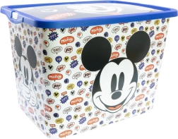Кутия за съхранение от пластмаса 23 л Mickey Mouse с капак