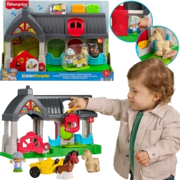 Интерактивна конюшня FISHER‑PRICE Little People с кончета и фигурки