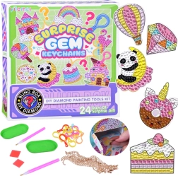 Креативен адвентен календар с диамантено рисуване – висулки