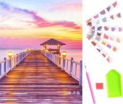 Диамантен комплект за рисуване мозайка Моло 5D