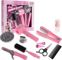 Детски комплект фризьорски инструменти с интерактивен сешоар