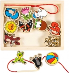 Detoa нанизвач КЪРТЧЕТО – дървен комплект за нанизване