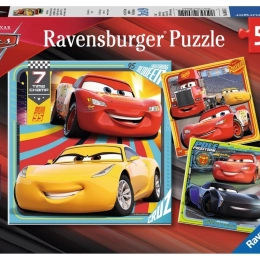 Ravensburger puzzle Cars 3 at the Races 3×49 pieces