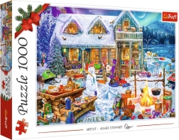 Пъзел 1000 части TREFL Зимно време XMAS