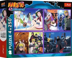 Пъзел Trefl Naruto Shippuden: Приключенията на Наруто Узумаки 4x250 части