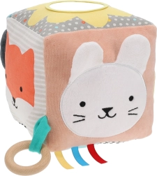 Текстилно моторно кубче за бебета от Petit Collage