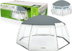 Беседка за басейн 600 × 600 × 295 см Bestway