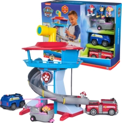 PAW Patrol lookout tower with lights, sounds, vehicles and figures
