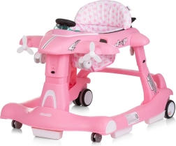 Проходилка 3в1 Самолет Розова