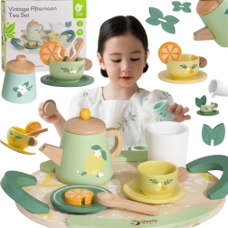 Дървен чаен комплект 14 бр. CLASSIC WORLD