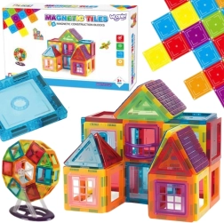 Woopie магнитен 3D конструктор с неодимови панели, 70 части
