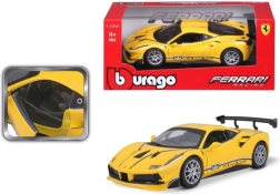 Метален модел Bburago 1:24 Ferrari 488 Challenge жълт