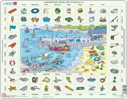 Пъзел Larsen Английски – На морето със 70 части