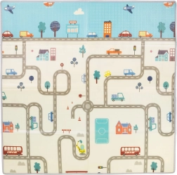 Chipolino детска подложка за игра Град 142 × 142 см