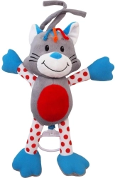 Плюшено котенце с музикален механизъм BABY MIX