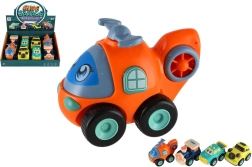 Пластмасово превозно средство с инерционен механизъм за деца