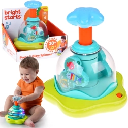 Цветна въртяща се играчка с мелодии и LED светлини