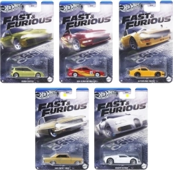 Hot Wheels Бързи и яростни – комплект 5 коли Silver Series