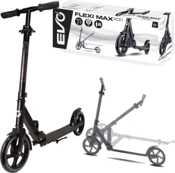 EVO тротинетка Flexi Max 200 черна със стойка и ремък 8+
