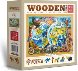 Дървен пъзел WOODEN CITY Планета на дивите животни – 1010 части