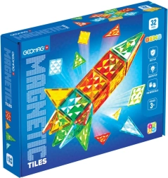 Магнитен конструктор GEOMAG Gems Rocket – 32 части